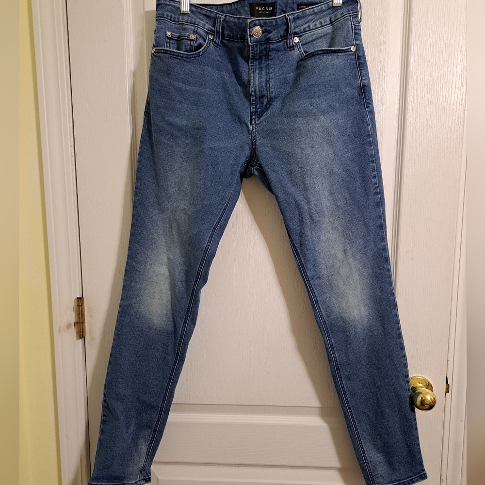 PacSun Jeans Mens 34x32 Blue Active Stretch Skinny